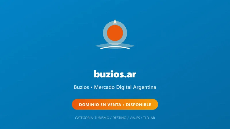 Identidad gráfica y activo digital para Buzios en Argentina